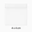 Pochon Zip Hermétique 4×4 cm Multi-Usages | Sachets Plastique Refermables – Lot de 100 Pièces